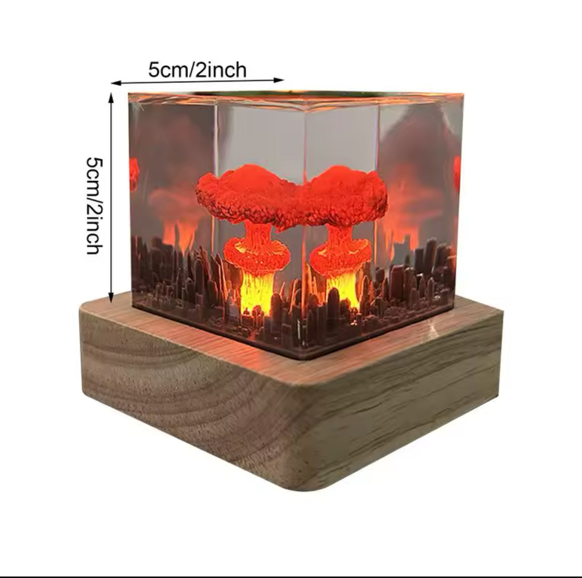 Mini 3D Resin Art - Exploding City