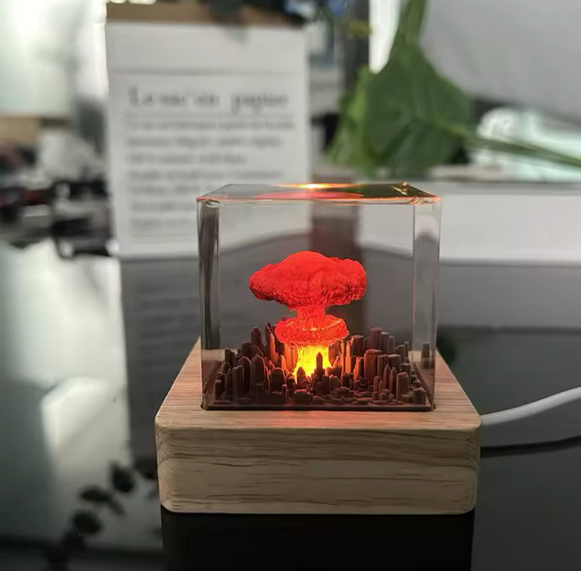 Mini 3D Resin Art - Exploding City