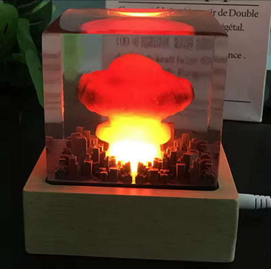 Mini 3D Resin Art - Exploding City